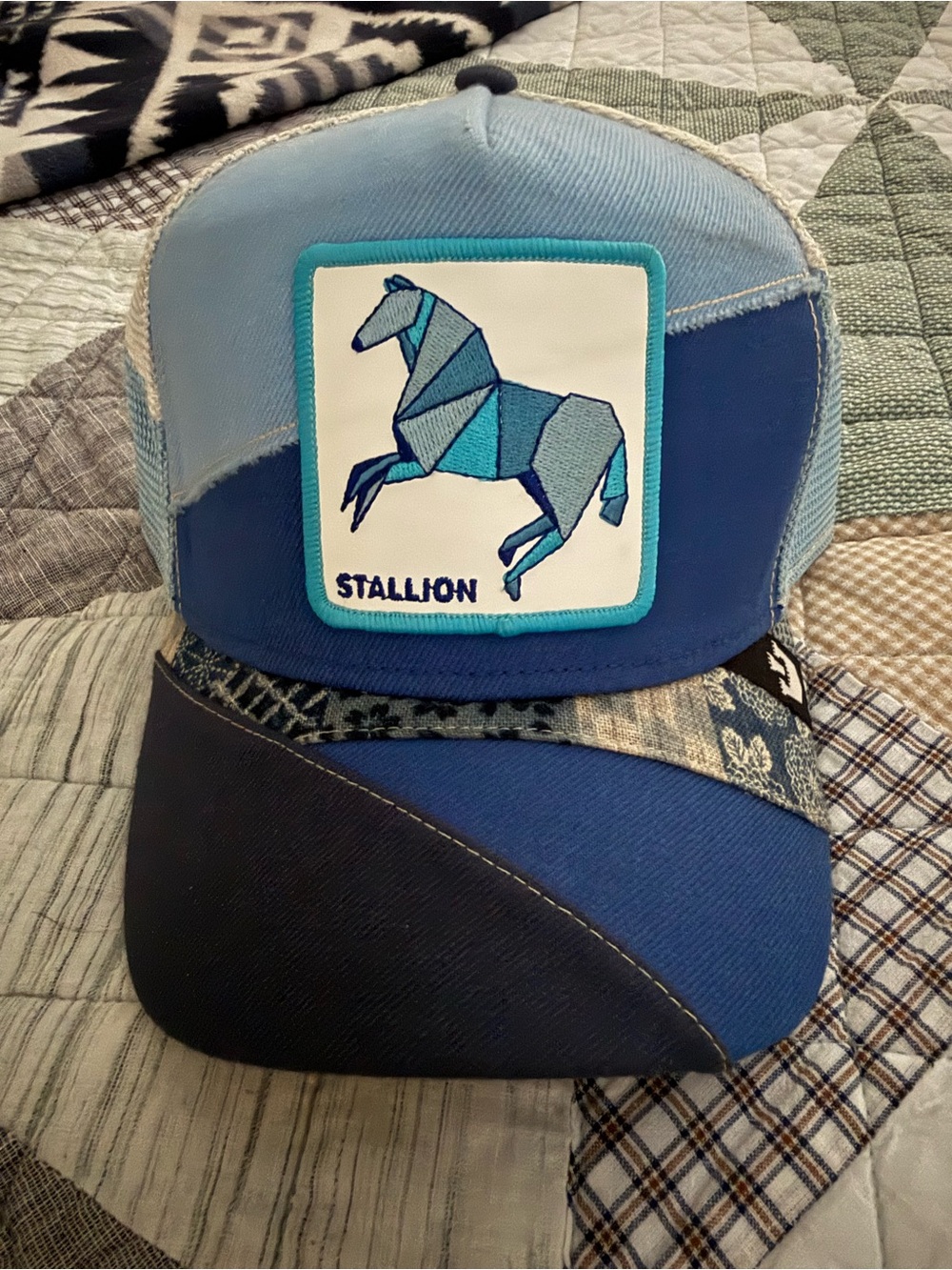 Goorin Bros Stallion Patchwork Trucker Hat